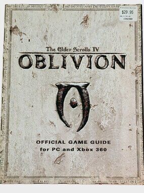 The Elder Scrolls IV Oblivion Official Game Guide Prima 2006 PC Xbox 360 Vintage